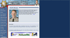 Desktop Screenshot of marshallcountysheriff.com